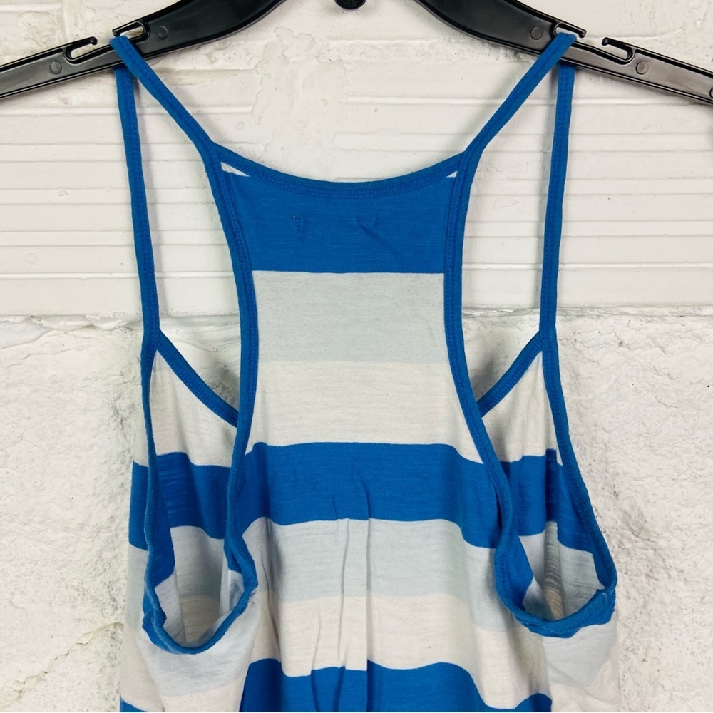 American Eagle Outfitters Blue and White Striped cotton Tank Top size large - Picture 10 of 12